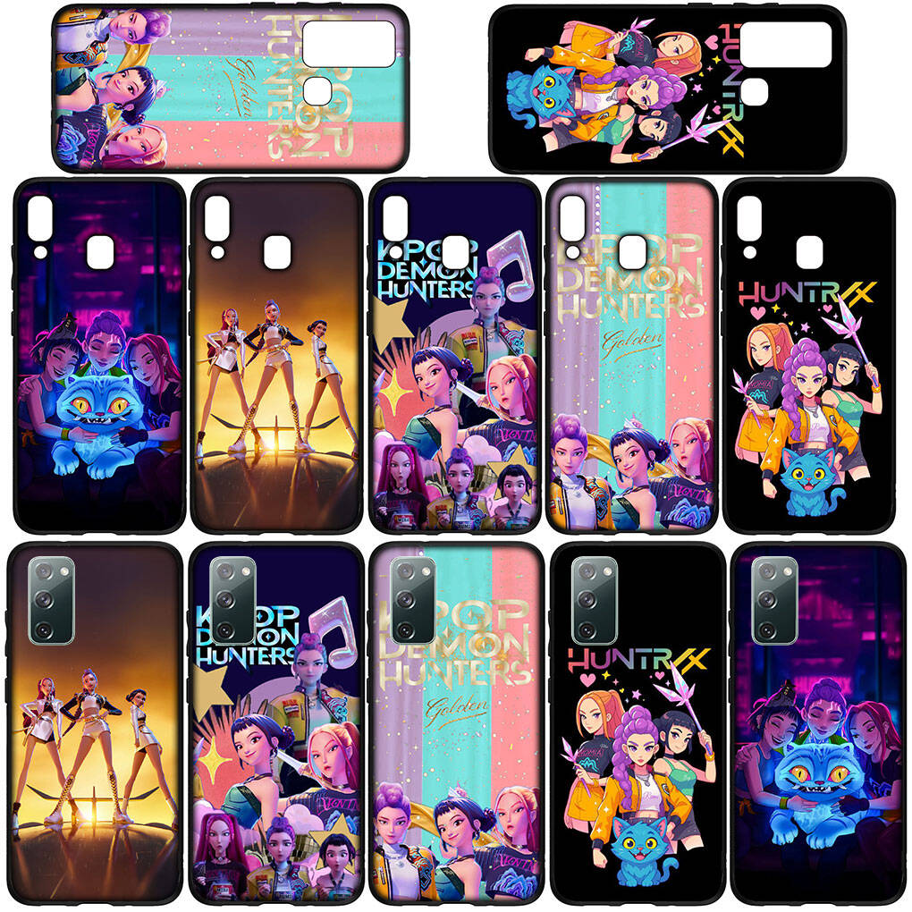 עבור Samsung Galaxy S25 S24 S23 S22 Ultra FE Plus A17 A37 A57 A56 A55 A06 A16 A15 A36 A26 A35 A05 A25 A54 A34 כיסוי Zoey KPop Rumi Demon Mira Hunters X