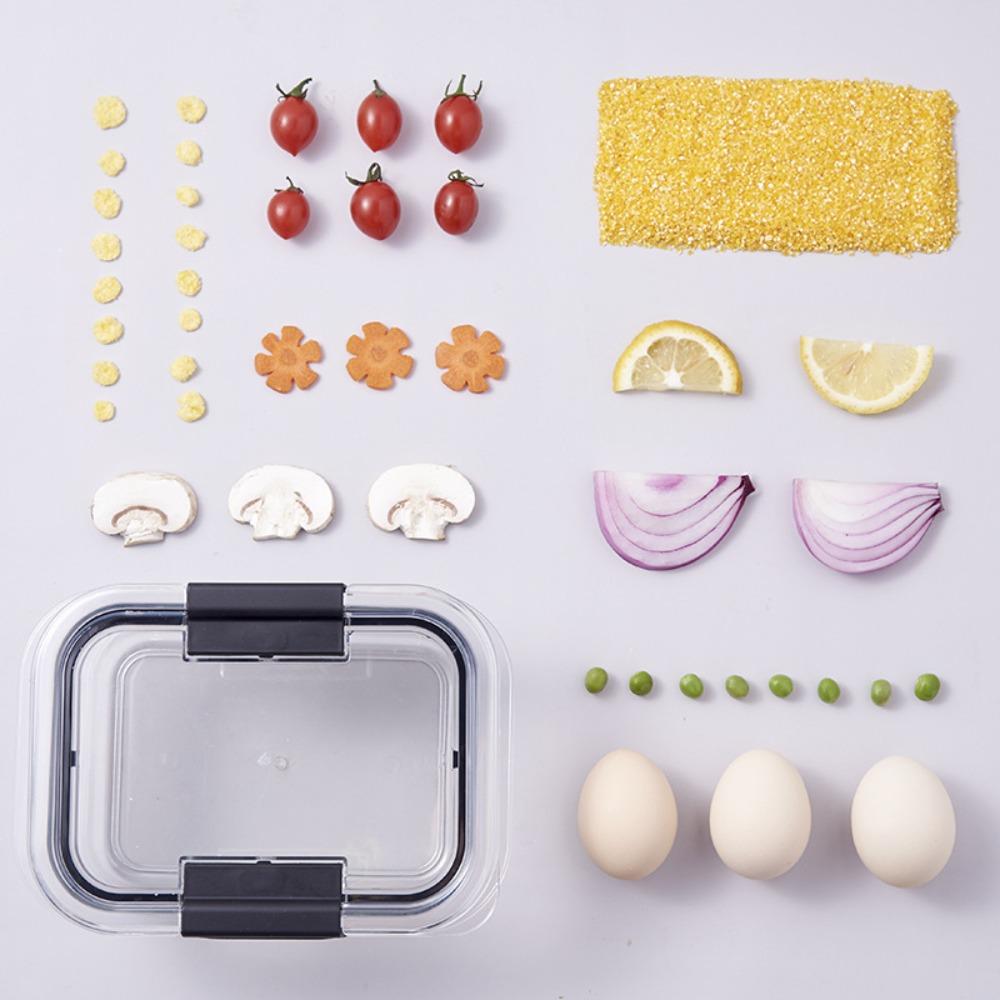 Leak-Proof Lunch Container Transparent Crisper Kitchen Food Container Lunch Box  Refrigerator