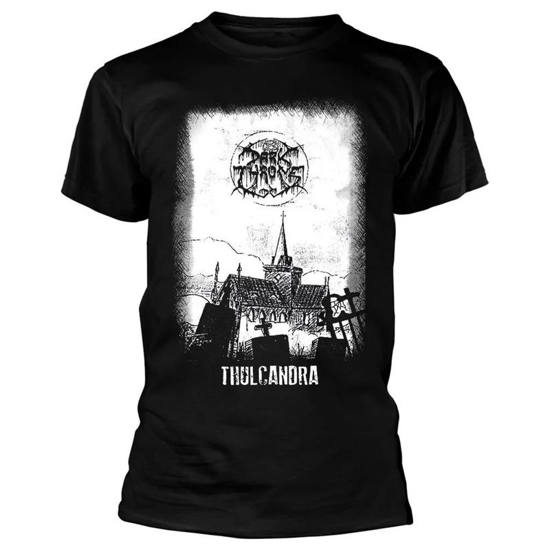 Darkthrone Thulcandra Unisex T-Shirt Official Black Metal Band Tshirt Graphic Tee XXL