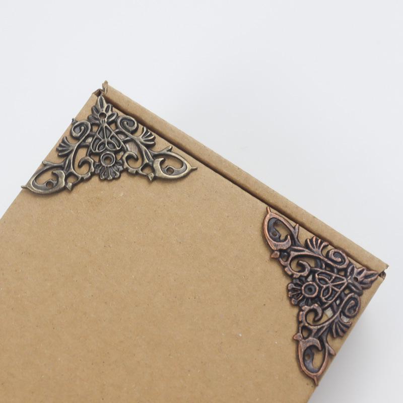 Antique Zinc Alloy Gold-Plated Corner Protectors for Wooden/Wine Boxes
