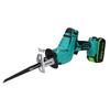 88V Multifunction Saw Cordless Reciprocating Saw Handsaw Saber Saw for Metal Wood Pipe Cutting Saw with 4 Blades Kit Blue