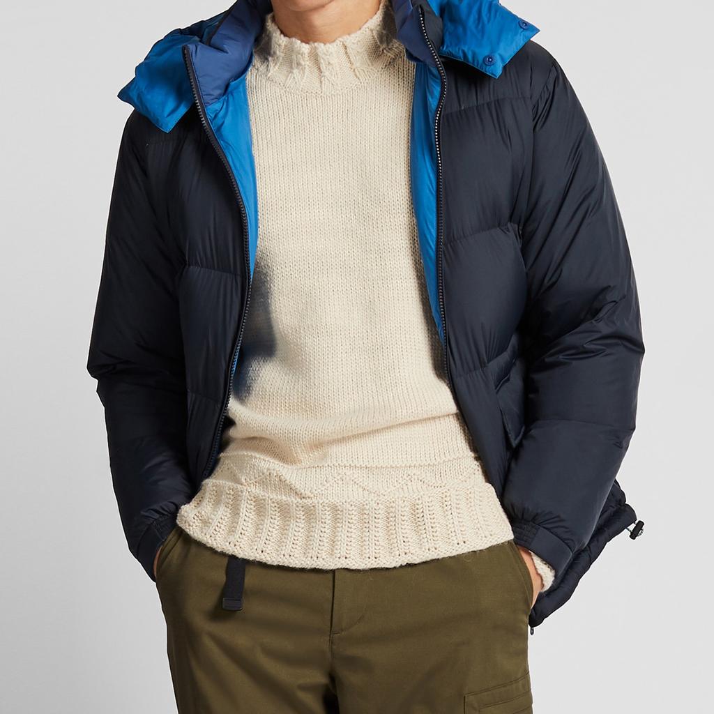 Uniqlo Reversible Hooded Down Jacket Men Outerwear 422094-69