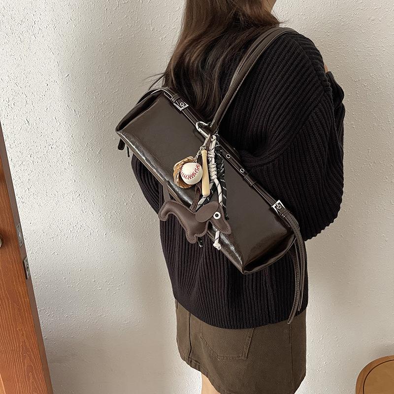 Modische Baguette-Tasche mit Leopardenmuster und großer Kapazität für den Pendler, tragbare Umhängetasche mit hohem Tragekomfort