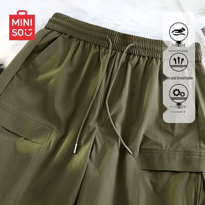 MINISO Men's 2026 Summer Casual Athletic Shorts