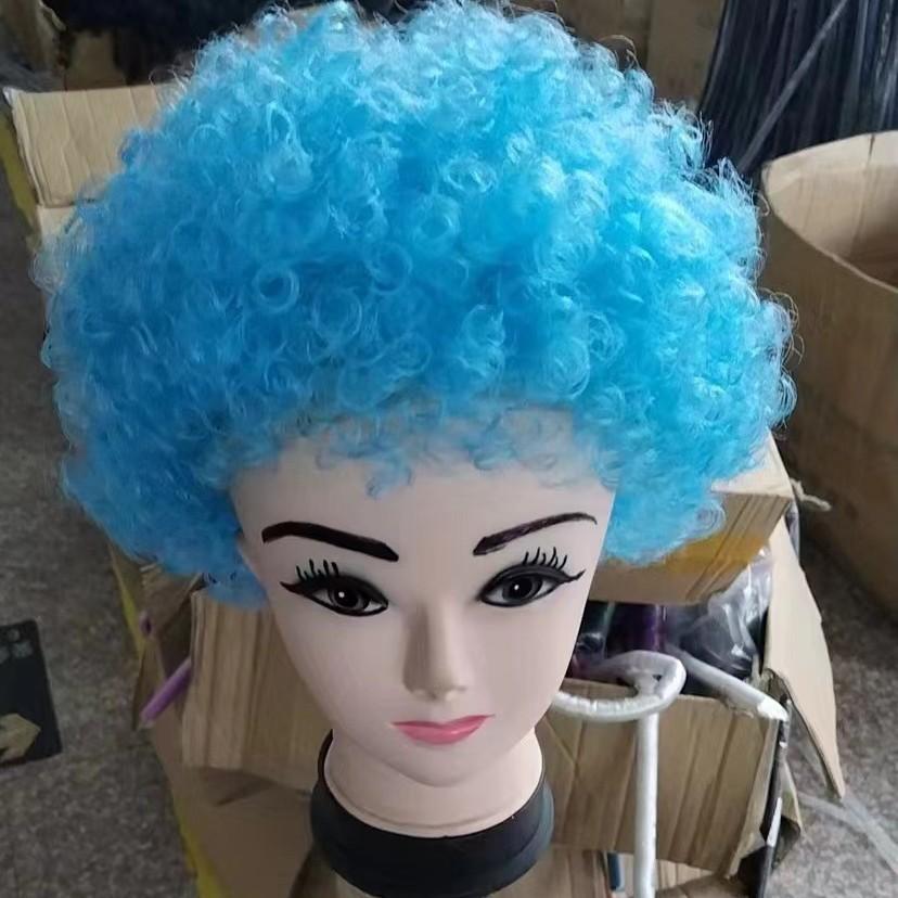 Joker Wig With Colorful Explosion Hair For Childrens Festival Costume Accessory