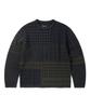 This Is Never That Block Knit L/S Top Navy