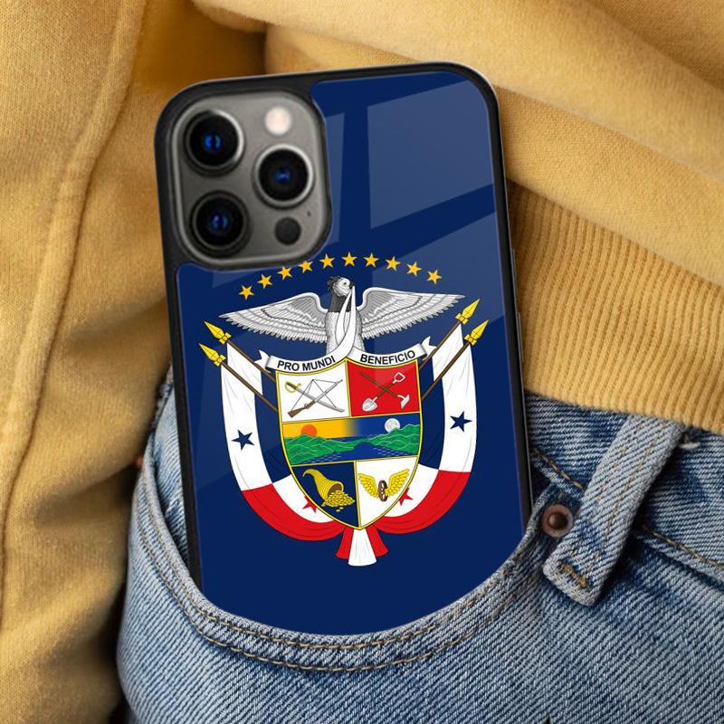 Panama Flag Soft Phone Case for iPhone 17 Air 16e Pro max 15 Pro 13 14 Plus 11 12 MagSafe Magnetic Coque