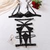 Strap Cross Uniform Set  Gathering Fun Four Piece Underwear