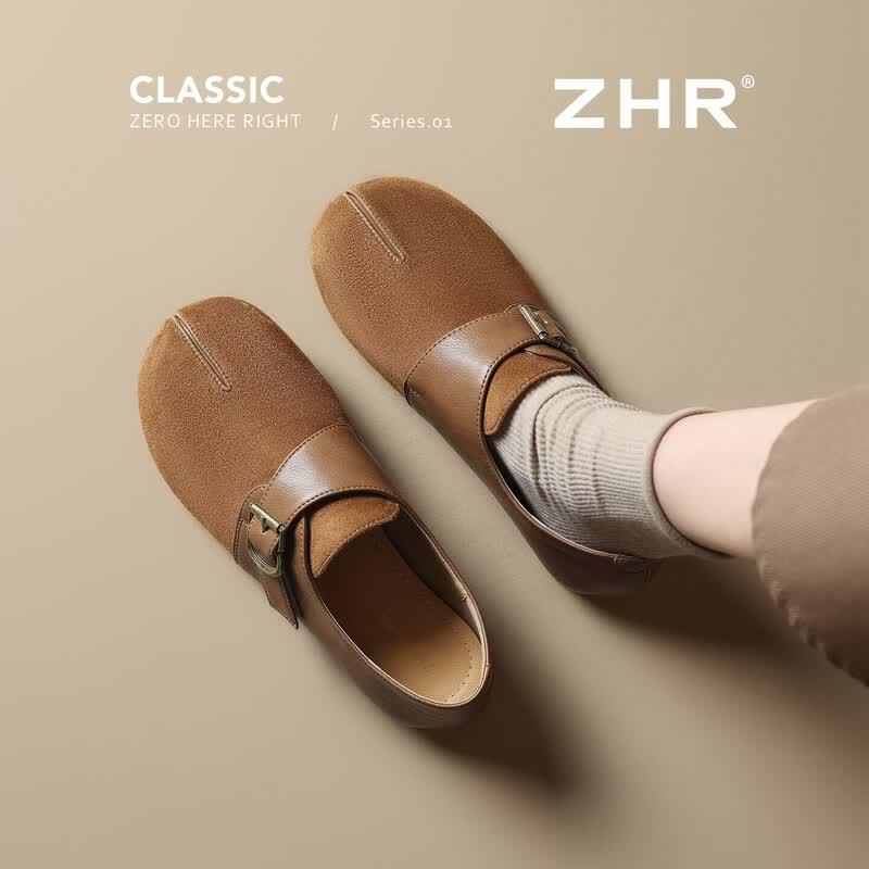 Women s MM15 Split-Toe Slip-On Flat Loafers 37