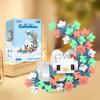 Diy Dog Cat Panda Raccoon Cute Pet Small Building Block Model Series Ornaments Children'S Toy Christmas Birthday Gifts For Kids