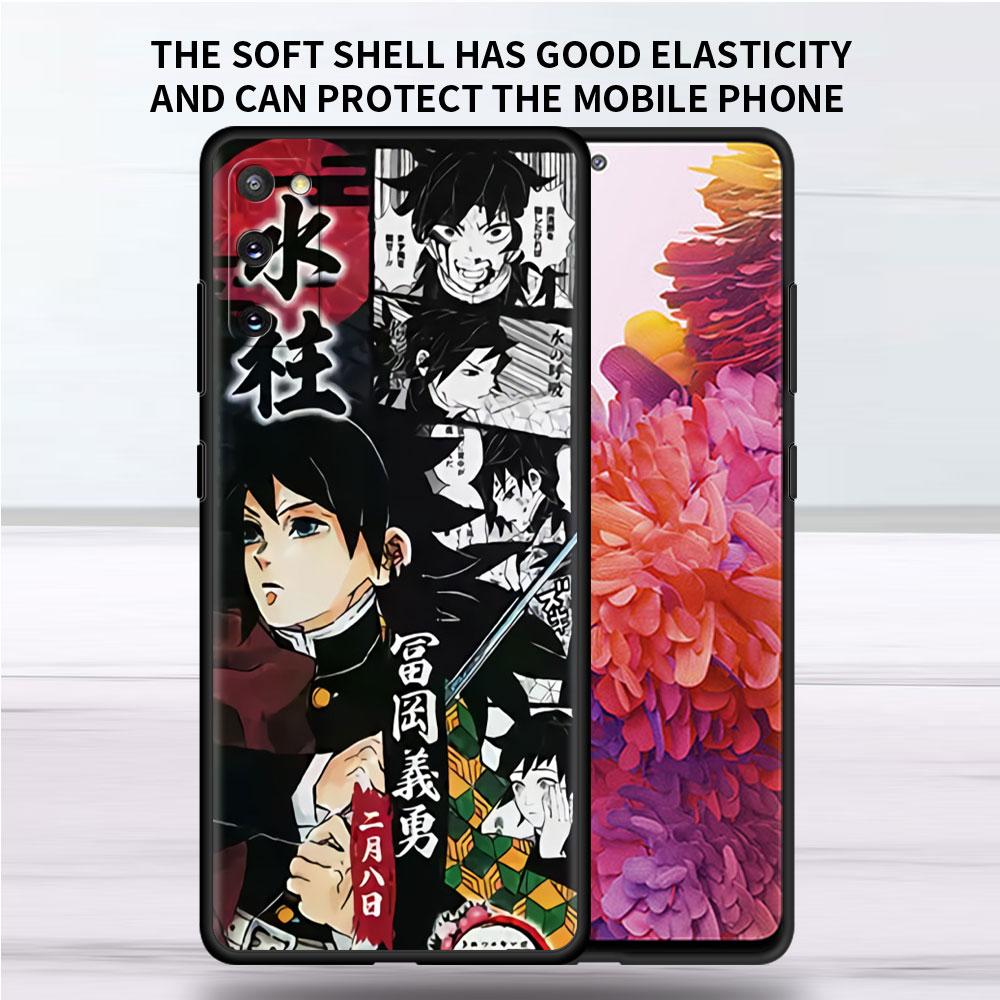 Mjukt Fodral För Samsung Galaxy Note 20 Ultra 10 Plus Lite A50 A70 A20 A40 A20e 9 8 A60 A10e Mobilskal Anime Demon Slayer Kimetsu