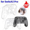 For Switch 2 PRO Transparent Case Handheld Console Transparent Crystal Shell Cover Game Controller Accessories