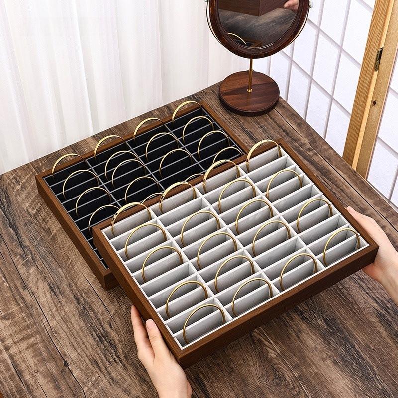 Rings Jewelry Storage Tray Multiple Bracelet Organizer Pallet Counter Ring Display Salver Jewellery Trinket Displays Pallet