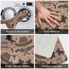 Western Cowboy Pattern Doormat Non-Slip Bathroom Kitchen Mat Bedroom Balcony Door Floor Entrance Carpet Rug