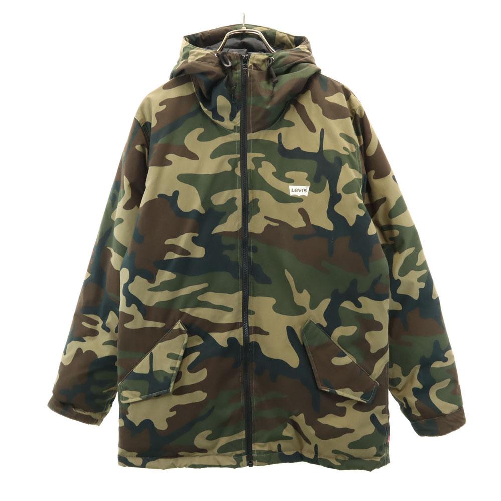 

Levi s Camouflage Pattern Down jacket M khaki camouflage Men s Used
