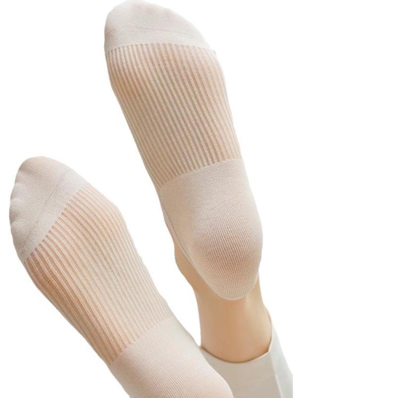 Female Summer Ultra Thin New Non Slip Non Fall with Mesh Breathable Shallow Mouth Invisible Socks