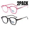 2PACK Children Radiation Protection Glasses Fashion Plain Glasses for Kid Computer Phone Online Course Anti Blue Light Glasses