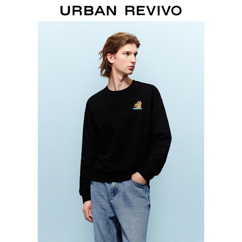 

UR Men s Embroidered Pet Crewneck Sweatshirt S