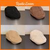 Solid Color Fashion Duckbill Hat With Breathable Suede Fabric For Women Casual