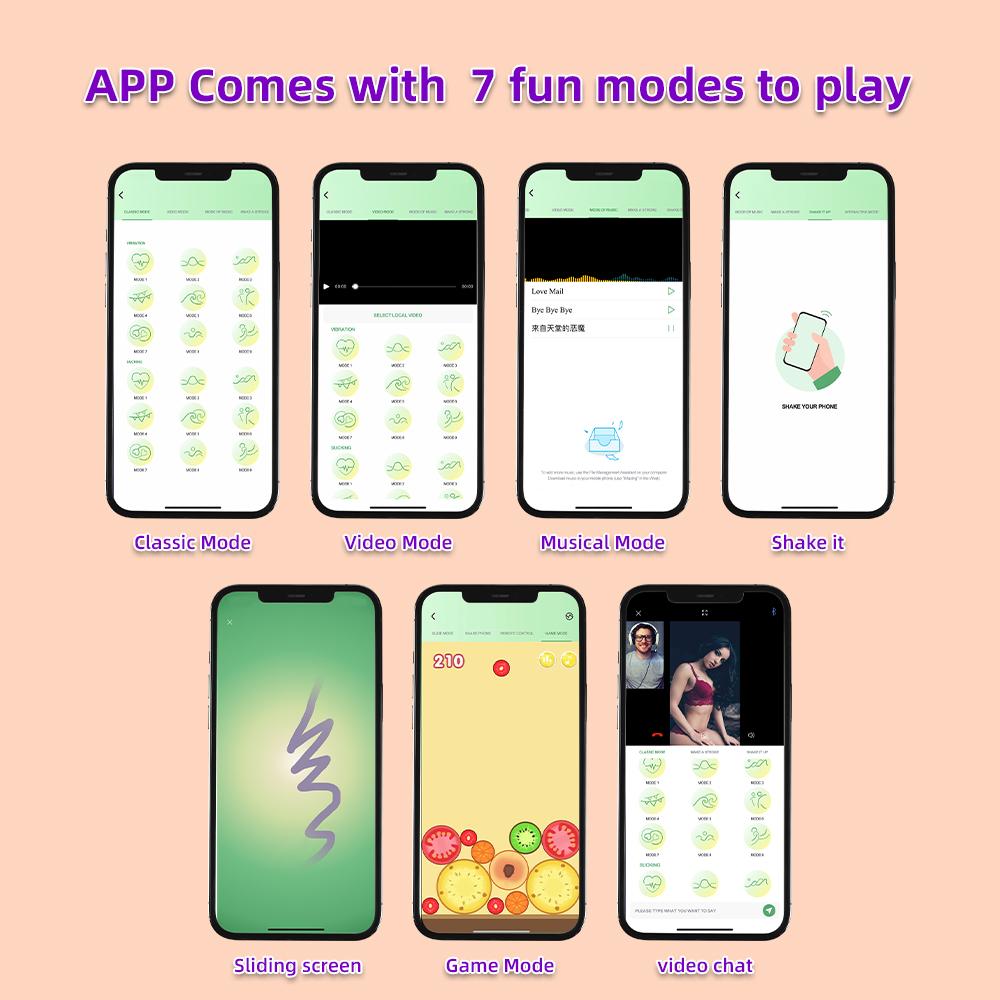 2 In 1 Licking Vibrator App Bluetooth Dildo Vibrators For Women Clitoral Tongue Stimulator Sex Toys Vaginal G Spot Masturbation