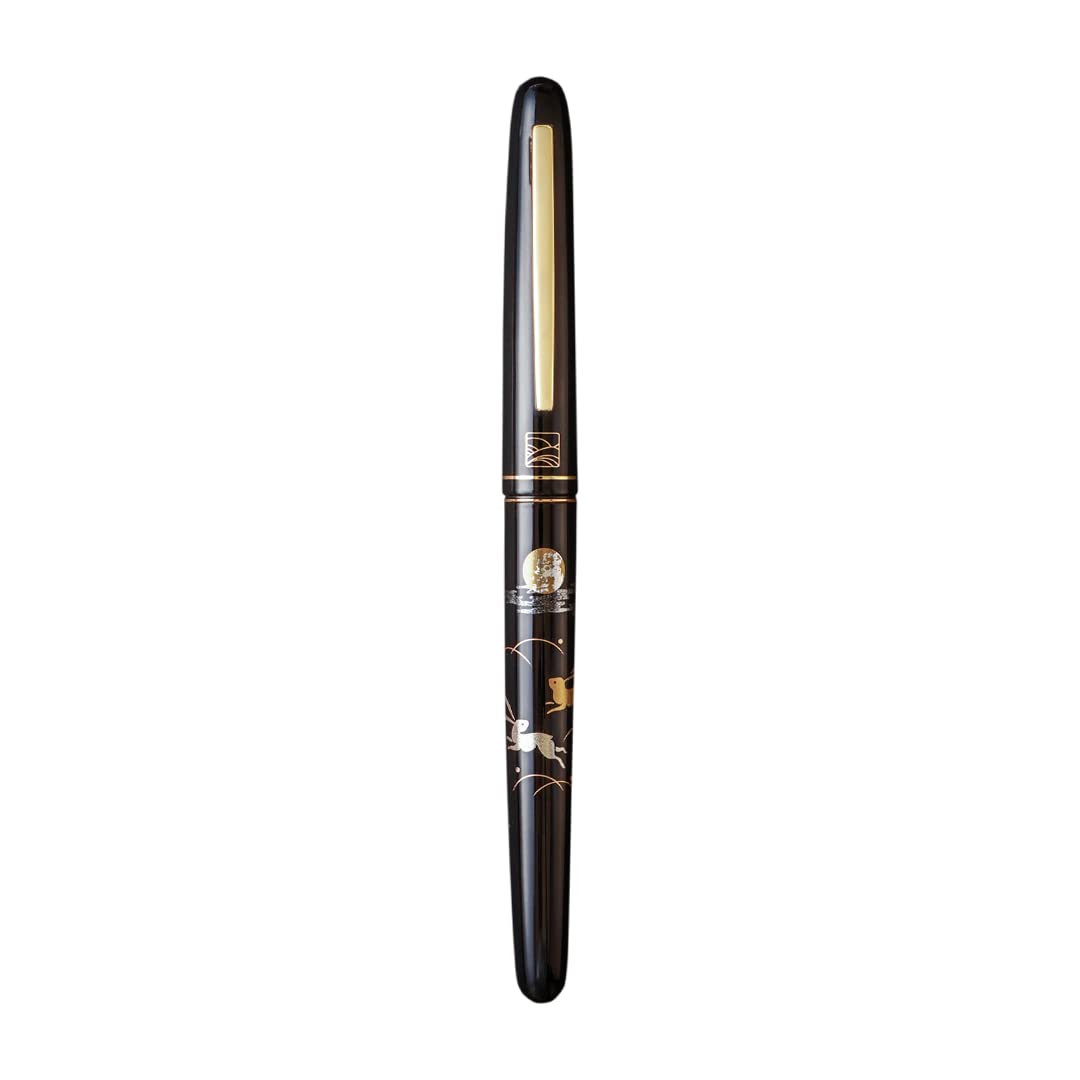 

WANCHER Kuretake Modern Makie Rabbit Fountain Pen Wancher Limited Edition Fountain [Wancher Pen] (M Medium, Black)