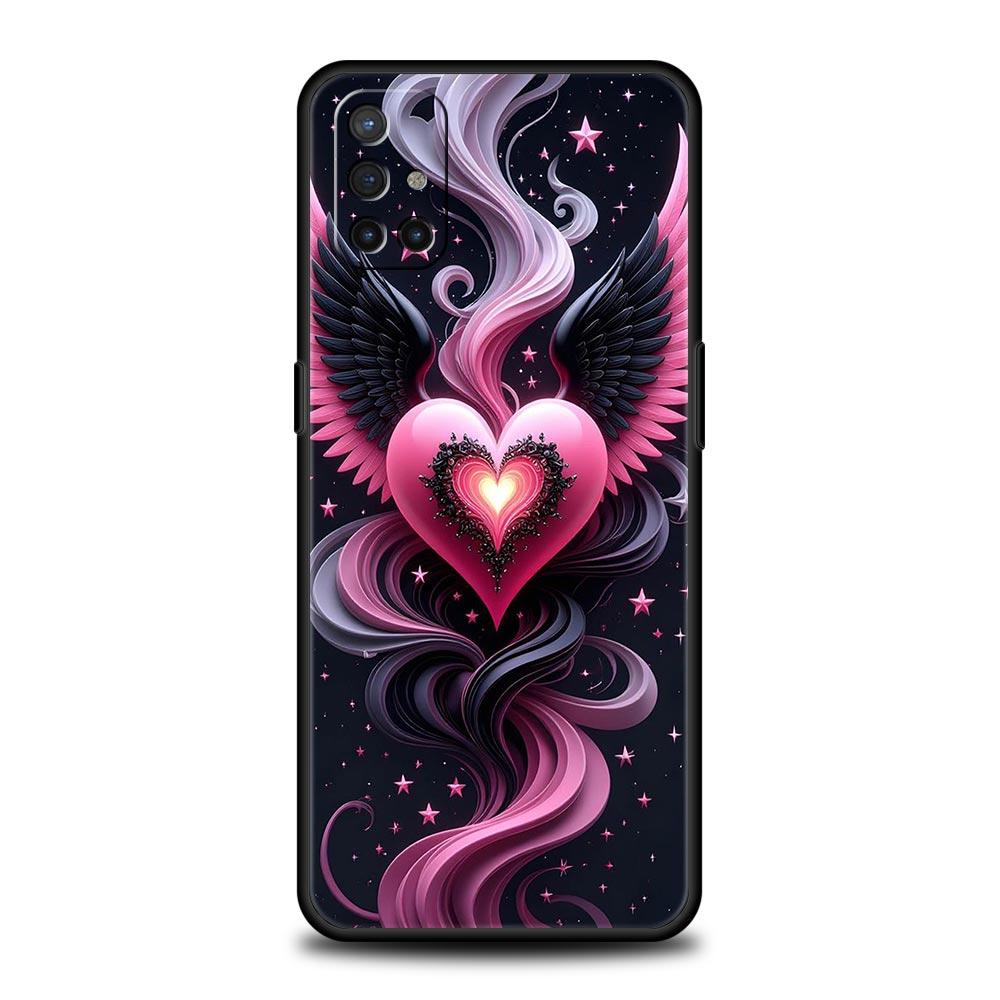 Phone Case For Oneplus 13R 13 12 10T 11 R10 Nord N100 N200 N10 9 9R CE 2 3 Z Pro Lite Soft TPU Cover Colored Love Heart Printed