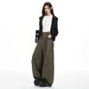 Women's Long Pants, Curved Knife Pants, Versatile And Slimming, Multiple Pockets, Wide Legs, Workwear, Casual Pants