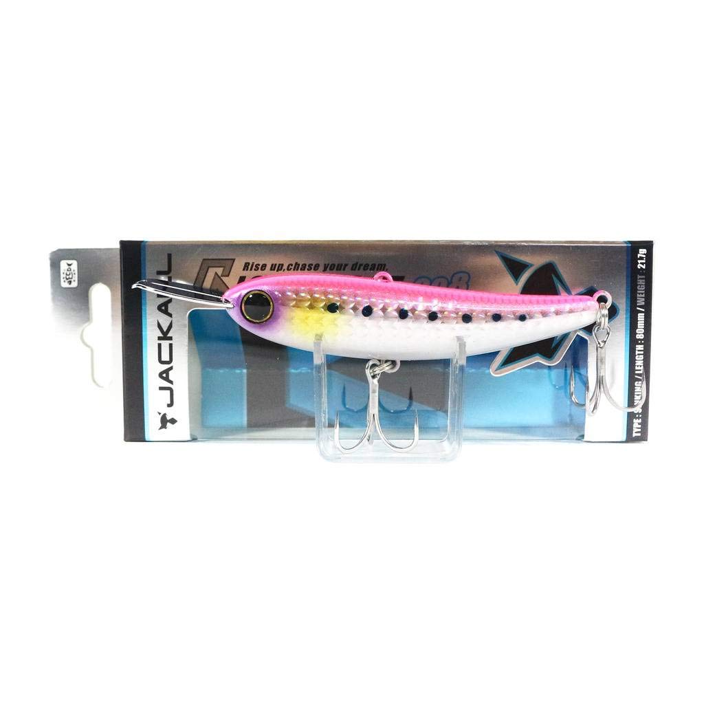 

JACKALL Minnow Riser Bait 008 80mm Pink Back SP Lure 21.7g