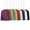 2026 Spring Plus Size Women's Stretchy Long Sleeve Top - Semi-High Neck, Versatile, 200 Jin Capacity (Style 072)