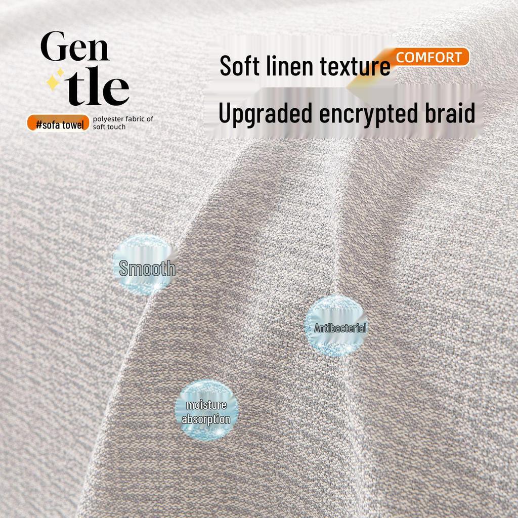 High-Density, Anti-Scratch, Pure Color Sofa Cover Blanket - Thickened, Non-Slip Protection