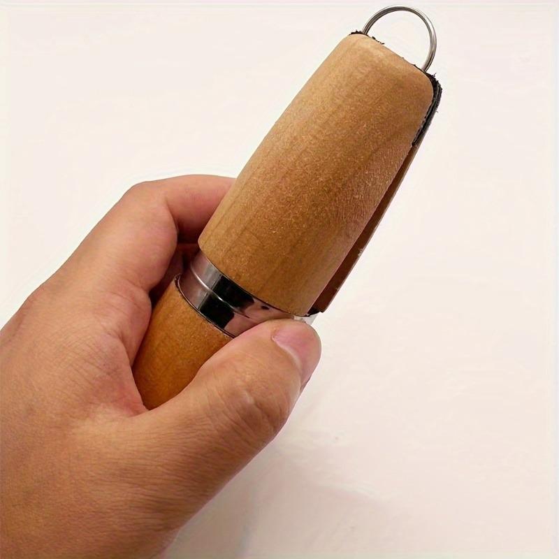 1 Set Wooden Ring Clamp Holder Professional Bench Jewelry Pliers Handcrafted Tool for Jewelry Making Stone Carving and Repair.