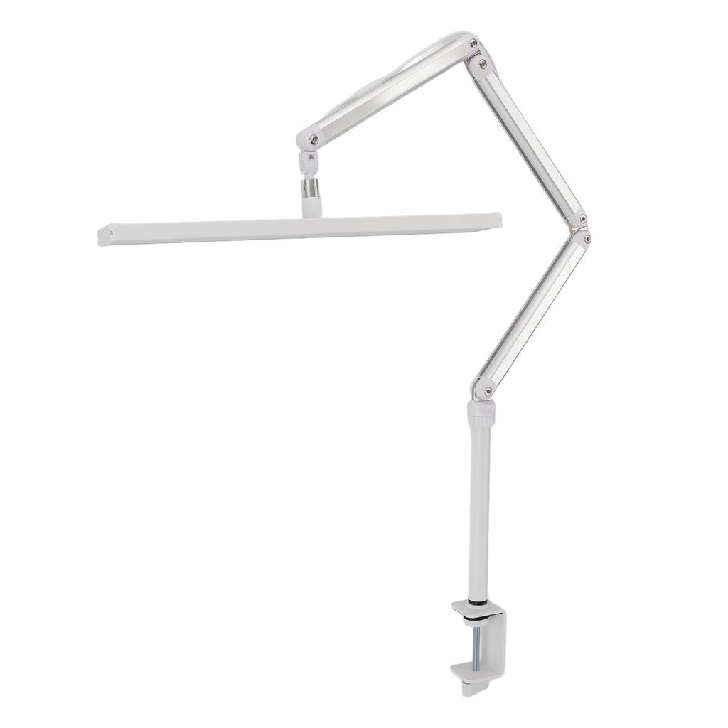 LED Desk Lamp with Clamp 360 Degree Rotation Head 3 Color Temperature Dimmable Foldable Swing Arm 14