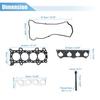 Pack of 1 for Honda CR-V 2002-2006 Car Engine Cylinder Head Gasket Set