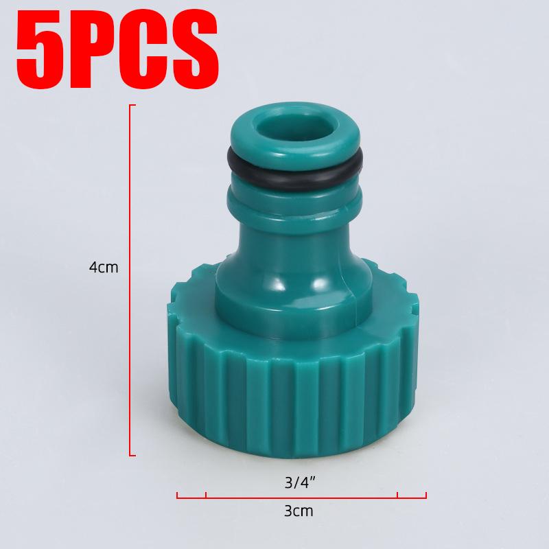 Washing Machine 3/4" Internal Thread ABS Plastic Standard Connector 1/2" Conversion Connector Pacifier Faucet Connector Car Wash