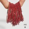 Fashion Bohemia Shining Inlay Colorful Rhinestone Single-row Square Elastic Bracelets for Women Men Couple Friends Jewelry Gift