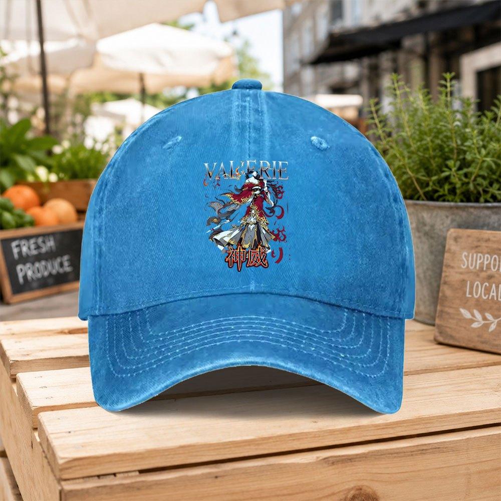 VALERIE Divine Warrior Baseball Cap Unisex Casual Dad Hat for Hiking Travel Daily Commute