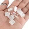 60Pcs Adhesive Cord Organizer Hooks Sticky Wire Holders Mini Size Multipurpose Transparent Cable Management Clips