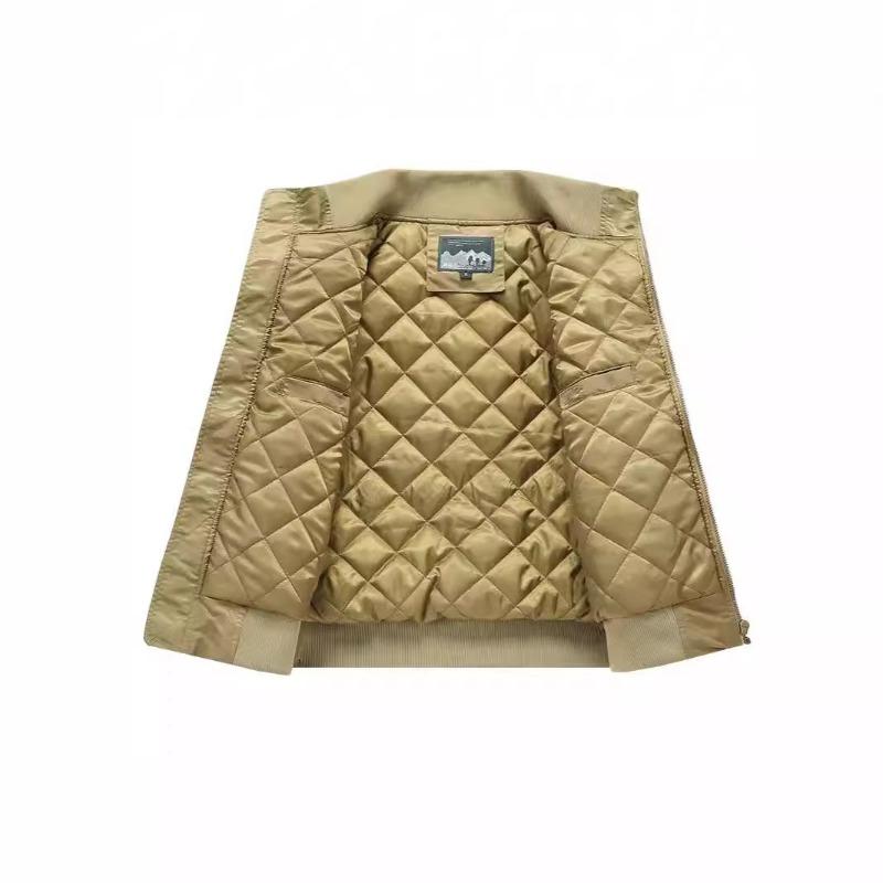 Autumn and Winter MA1 new jacket with padded thickened workwear Air Force loose plus size casual jacket baseball uniform pilot trendy padded suit