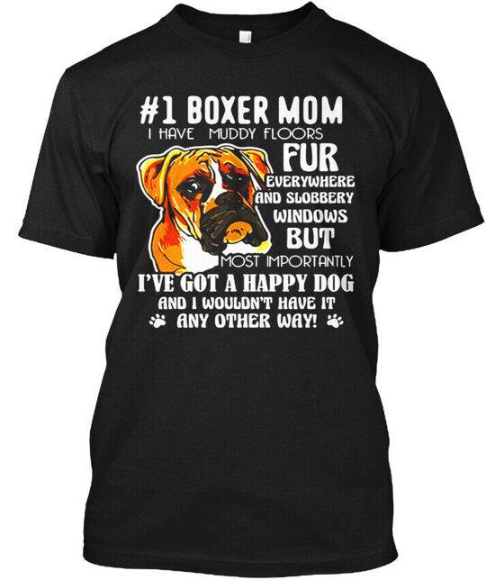 

Boxer Mom Dog T-Shirt Size S to 5XL Unisex T-Shirt XXXL