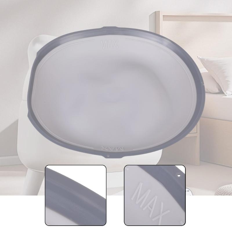 Accessori per Lettiera Automatica per Gatti Tappetino in Silicone Sostitutivo Grigio Ricambio Tappetino Senza Cuciture per Gabinetto Intelligente per Gatti
