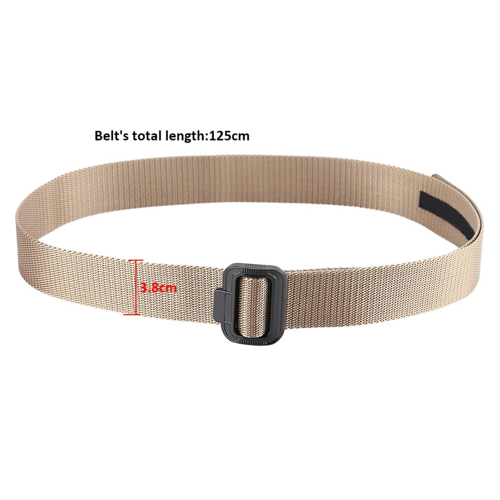Waistband 3 Colors Unisex 1.5 inch Nylon Outdoor Security  Duty Belt With Metal Buckle