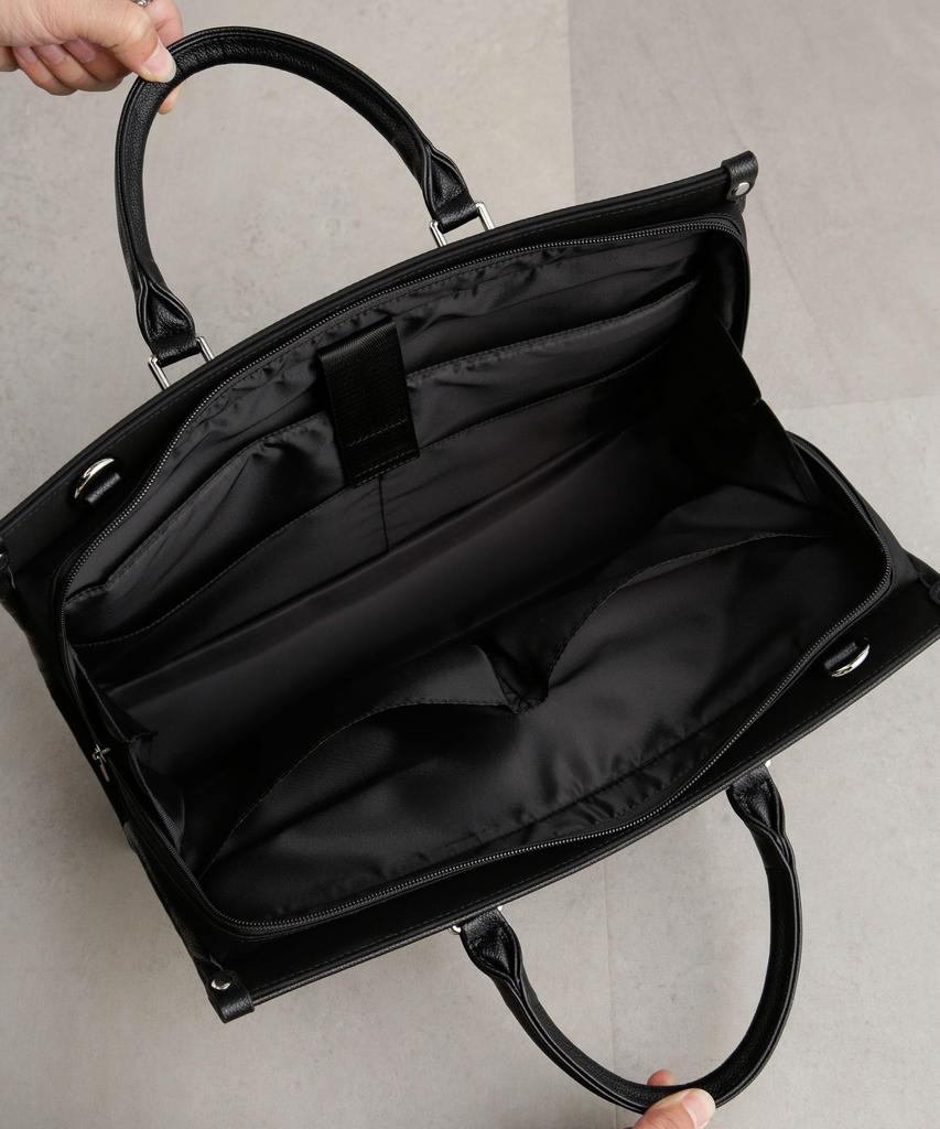 Multi Mobile Briefcase F 010 Black Business Commuting Water Repellent High Functionality [Nano Universe] Men's 672-5132203