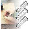 Create Idea 10pcs Dip Pen Ferrules Sleeve - 65 Manganese Steel Cover and Nib Holder for Calligraphy, Drawing, Writing, and Sketching