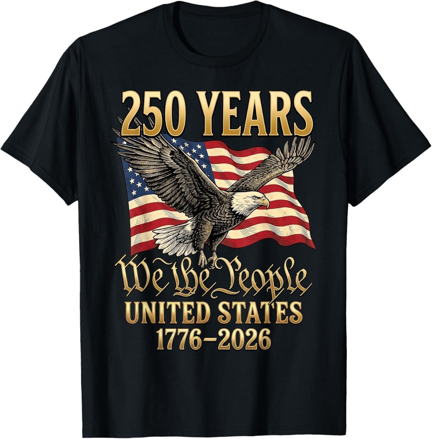250 Years We The People USA 250th Anniversary T-Shirt S разноцветный