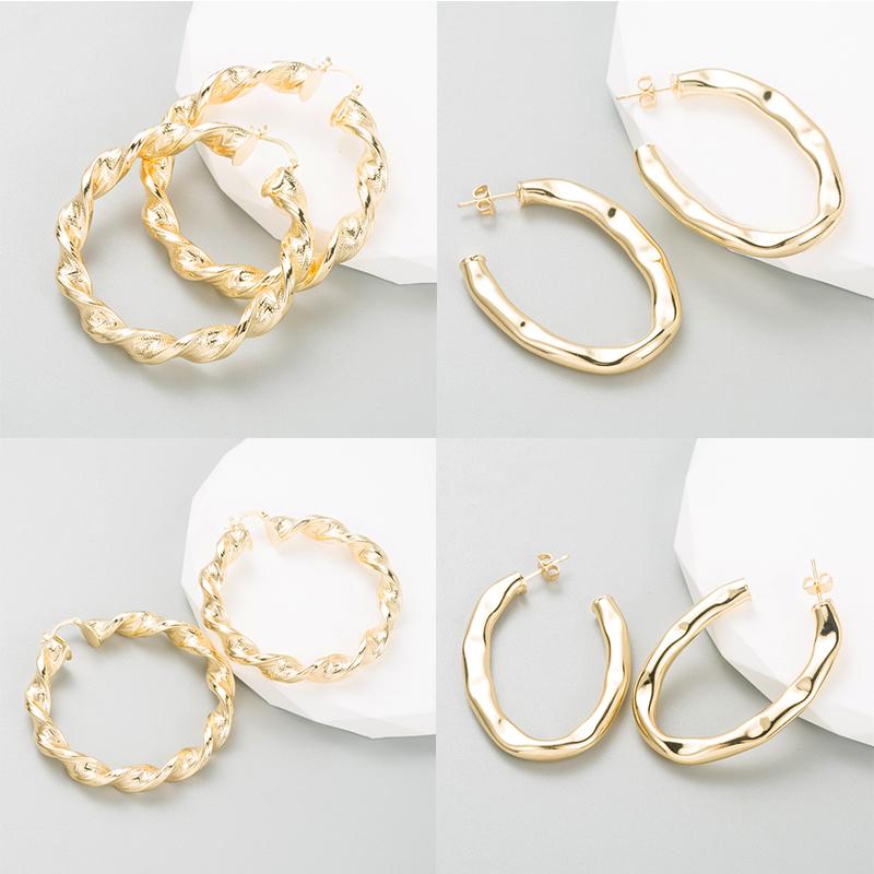 

Серьги Изящные креативные украшения для ушей Геометрическая мода Личность Спираль