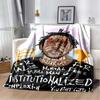 RAP Kendrick-Lamar Poster Printed Blanket, Fashion Throw Blankets,for Sofa Bed Office Car, Brithday Gift,Decke