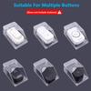 Waterproof Cover for Wireless Doorbell Door Bell Ring Chime Button Transparent Door Bell Protective Cover for Home Doorbell Cover