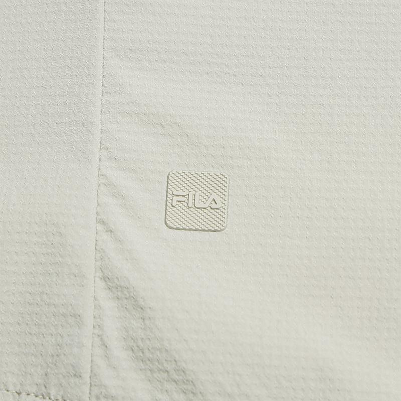 Fila White Simple Polo Casual Short Sleeve Shirt Men Shirts F11M633402FGY