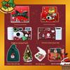 Christmas Retro 3D Sticker Disposable Camera & Scented Candle Gift Set