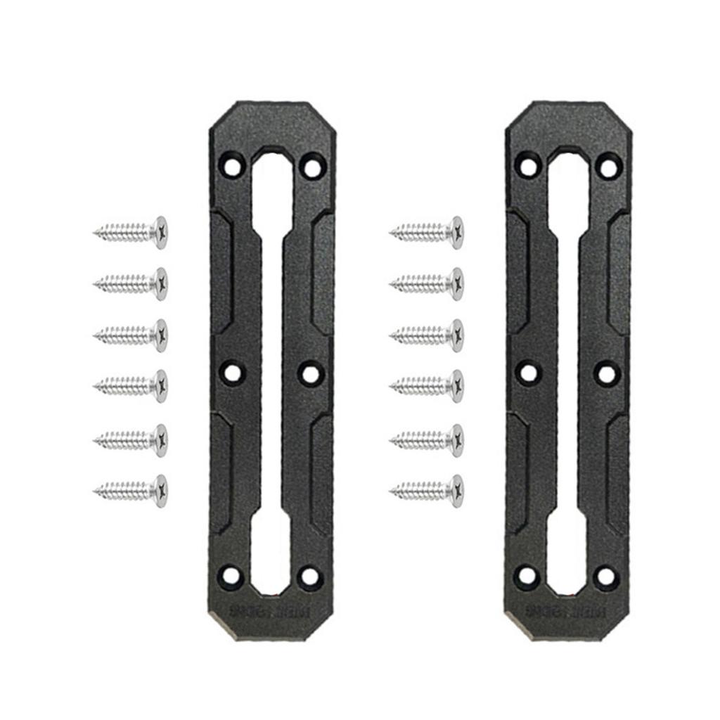 2set Kayak Slide Track Rails Bracket Kayak Accessories Mount Track Fishing Rod Holder Mounting Base Rack Easy To Use